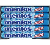 10x Mentos Chewy Mint Candy Roll Mint Confezione da 10 Rotoli 28,6g Ogni Chew...