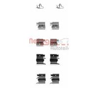 10x METZGER 109-1240 Kit accessori pastiglia freno Anteriore per MAZDA 3 (BL)