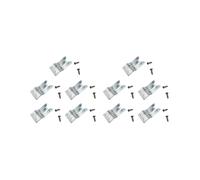 10X MIC-SUPPORTO / Clip In Metallo - Vite per Radio CB / Ham - MH2