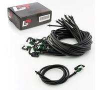 10x Micro-Drip-System Rotante Irrigatore a Pioggia Set Con Tubo Irrigazione