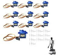 10x Micro Servo 9G SG90 180° Per Robot Servomotore RC Per Elicottero Aeromodellismo Arduino,servomotore Servo,servo Motore Con Freno Incluso,servo Motore Kit Per Cnc