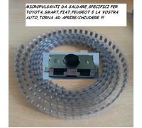 10X MICRO SWITCH PULSANTE X COVER CHIAVE AYGO 206 PUNTO MICRA C1 SMART CORSA