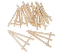 10x Mini Treppiede in legno Cavalletto Display Tavolo da pittura Numero Stand