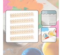 10x modanature decorative in legno a forma di ventaglio per mobili da