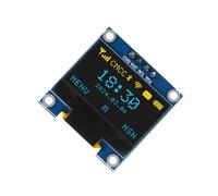 10X Modulo Display OLED da 0,96 Pollici I2C IIC 128x64 SSD-1306 Schermo LCD 3,3 V-5 V Blu Giallo per ESP32 ESP8266