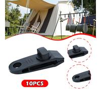 10x morsetti per tende, clip per teloni resistenti, pratici morsetti per teloni,