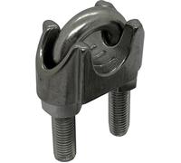 10x Morsetto per fune metallica Morsetto a U Acciaio inossidabile V4A 316 22mm M