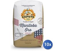 10x Multipack Farina Caputo 00 Manitoba Oro Kg 1