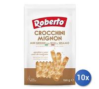 10x Multipack Grissini Roberto Crocchini Mignon Sesamo Gr.150