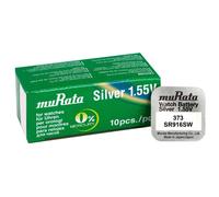 10X Murata 373 SR916SW 1.55V Silver Oxide Watch Batteries
