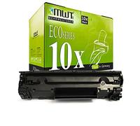 10x MWT Toner compatibile per Canon I-Sensys MF 3010 sostituisce 3484B002 725 Set Nero 3484B002AA