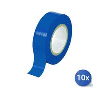10x NASTRO ISOLANTE MAURER IN PVC BLU AUTOESTINGUENTE mm 19 x 25 MT