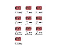 10X NuMicro ICP Programmer Nu-Link Nu Link Nuvoton ICP Emulator Downloader Supporto Programmazione Online/Offline Serie M0/M4
