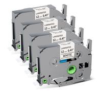 10x Oozmas Nastro Compatibile con Brother TZe-231 TZ Tape 12mm 0.47 x 8m