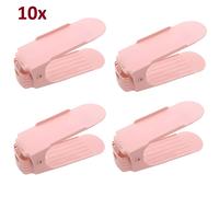 10x Organizer per scarpe - Rosa KP18463