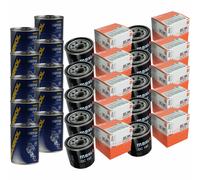 10X Original MAHLE / KNECHT Filtro Olio OC 195 + 10X SCT Pulizia Motore