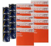 10X Original MAHLE / KNECHT Filtro Olio OC 213 + 10X SCT Flush Motore