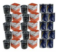 10X Original MAHLE / KNECHT Filtro Olio OC 238 + 10X SCT Pulizia Motore