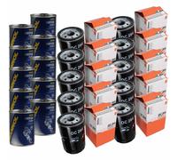 10X Original MAHLE / KNECHT Filtro Olio OC 264 + 10X SCT Flush Motore
