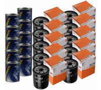 10X Original MAHLE / KNECHT Filtro Olio OC 369 + 10X SCT Flush Motore