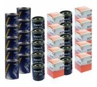 10X Original MAHLE / KNECHT Filtro Olio OC 535 + 10X SCT Flush Motore
