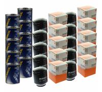 10X Original MAHLE / KNECHT Filtro Olio OC 593/3 + 10X SCT Pulizia Motore