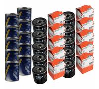 10X Original MAHLE / KNECHT Filtro Olio OC 978 + 10X SCT Flush Motore