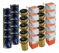 10X Original MAHLE / KNECHT Filtro Olio OX 153D2 + 10X SCT Flush Motore