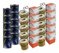 10X Original MAHLE / KNECHT Filtro Olio OX 163/4D 10X SCT Pulizia Motore