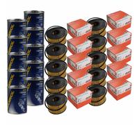 10X Original MAHLE / KNECHT Filtro Olio OX 191D + 10X SCT Flush Motore