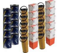 10X Original MAHLE / KNECHT Filtro Olio OX 196/1D 10X SCT Pulizia Motore