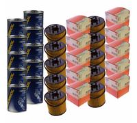 10X Original MAHLE / KNECHT Filtro Olio OX 210D + 10X SCT Flush Motore