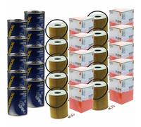 10X Original MAHLE / KNECHT Filtro Olio OX 254D3 + 10X SCT Pulizia Motore
