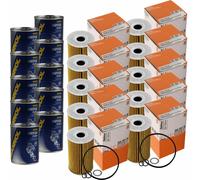 10X Original MAHLE / KNECHT Filtro Olio OX 351D + 10X SCT Flush Motore