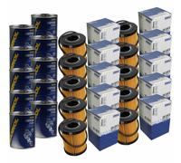 10X Original MAHLE / KNECHT Filtro Olio OX 418D + 10X SCT Flush Motore