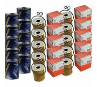10X Original MAHLE / KNECHT Filtro Olio OX 422D + 10X SCT Flush Motore