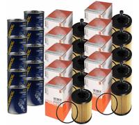 10X Original MAHLE / KNECHT Filtro Olio OX 556D + 10X SCT Flush Motore