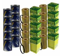 10X Original MANN Filtro Olio HU 719/6 X + 10X SCT Flush Motore