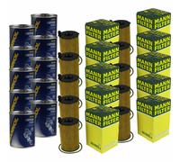 10X Original MANN Filtro Olio HU 8005 Z + SCT Flush Motore