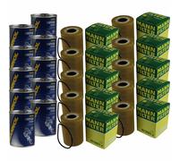 10X Original MANN Filtro Olio HU 9001 X + 10X SCT Flush Motore