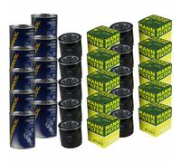 10X Original MANN Filtro Olio W 714/2 + 10X SCT Flush Motore
