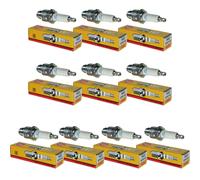 10X Original NGK Candele 6422 Tipo BPR7HS Porsche Per Ford Fiat Candele