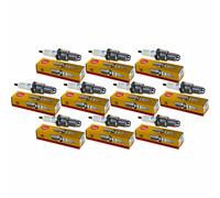 10X Original NGK Candele 7264 Tipo BUR5ET-10 Candele