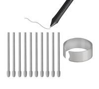 10X Originale Punte di Ricambio per Wacom Pro Pen 2/Slim/3D&Classic Pen, Mobile Studio Pro(DTHW1320/1620),Cintiq Pro(DTH1320/1620/2421/3221&DTK2421),Cintiq 16,Intuos Pro(PTH460/660/860),Felt