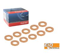 10x Originale Topran Guarnizione Anello Supporto Ugelli Rame Audi Seat Skoda VW