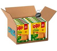 10X Oro Saiwa 5 Cereali Biscotto Farina Integrale con Frumento Riso Orzo Avena e Segnale 420g - Nuovo Formato [CAIYA® BOX da 10 Confezioni]