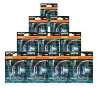 10X OSRAM COOL BLUE INTENSE W5W DUOPACK Lampadine 12V W21X95D