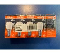 10X OSRAM Lampadina 25W Speciale T26 Opaco 230V E14 Lampada Fr Dimmerabile 190lm [EEK: G]