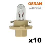 X10 2452MFX6 Osram 1.5W 12V BX8.4d Lampadine Cruscotto Strumento Luce Originale