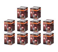 10x OSRAM NIGHT BREAKER SILVER H4 1650/1000 lm Lampadina